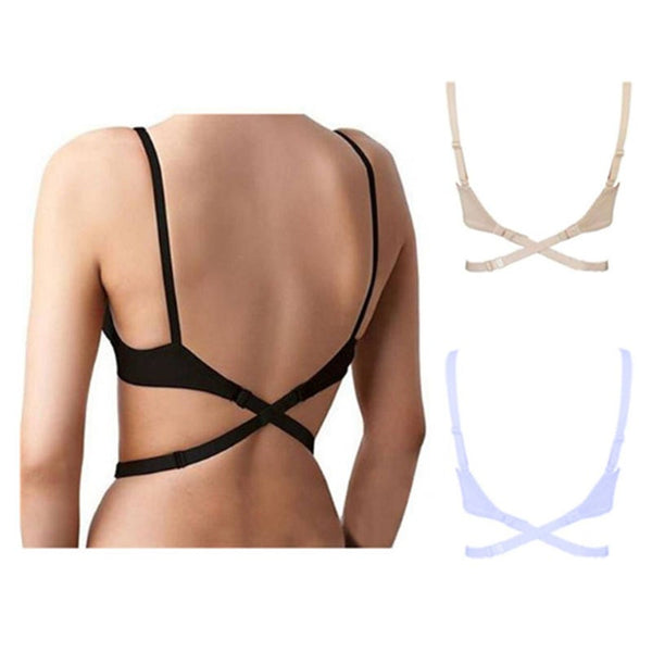Womens Low Back Bra Converter For Party Backless Dress With 2 Hook