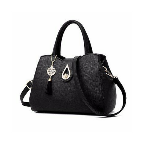Women Tassel Pu Leather Handbag Messenger Satchel Shoulder Crossbody Bag