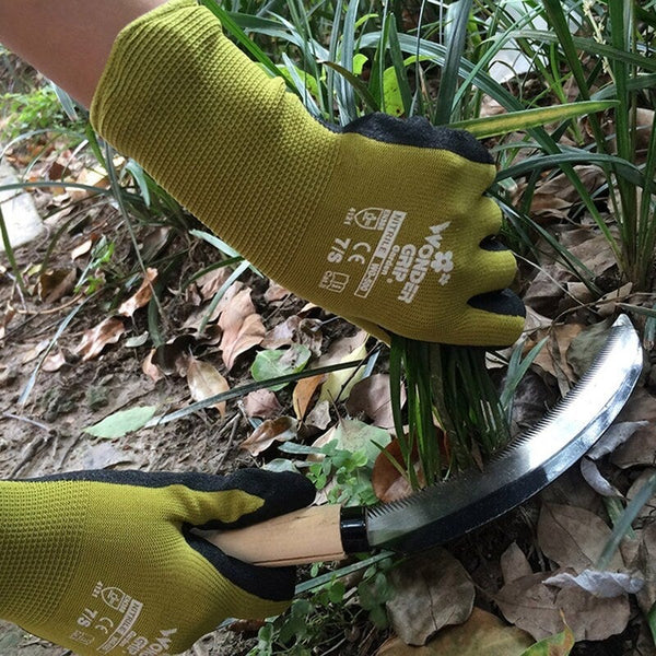 Wonder Grip Gardening Safety Glove Nylon With Nitrile Coated Work Abrasion Proof Universal Working Gloves 1