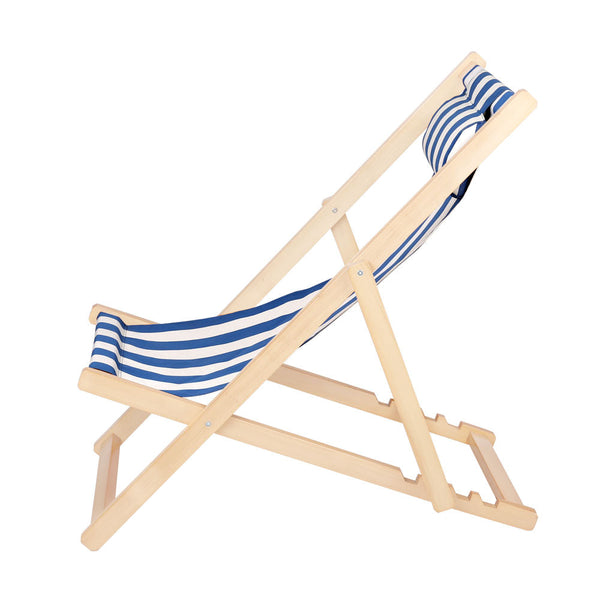 Gardeon Outdoor Furniture Sun Lounge Beach Chairs Deck Folding Wooden Patio