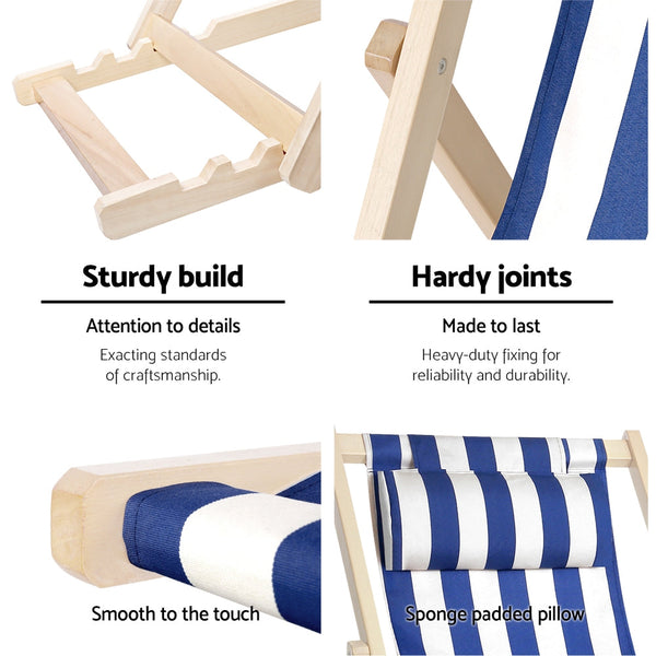 Gardeon Outdoor Furniture Sun Lounge Beach Chairs Deck Folding Patio Loungers