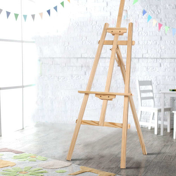 Artiss Modern Floor Easel White Oak Easels