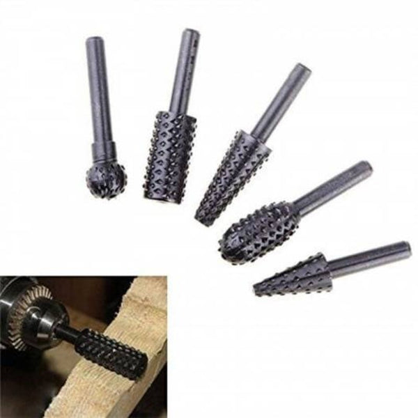 Wood Carving File Rasp Woodworking Tools Black Drill Bits