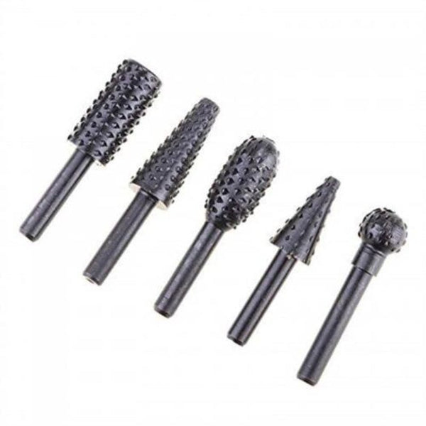 Wood Carving File Rasp Woodworking Tools Black Drill Bits
