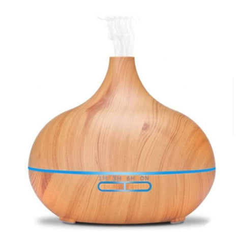 Humidifiers Wood Grain Aroma Diffuser 300Ml Essential Oil Electric Ultrasonic With Auto Shut Off Function For Bedroom Aromatherapy