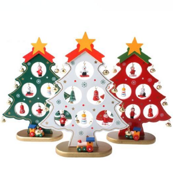 Red / White Green Christmas Tree Tabletop Ornament Decoration Seasonal Decorations