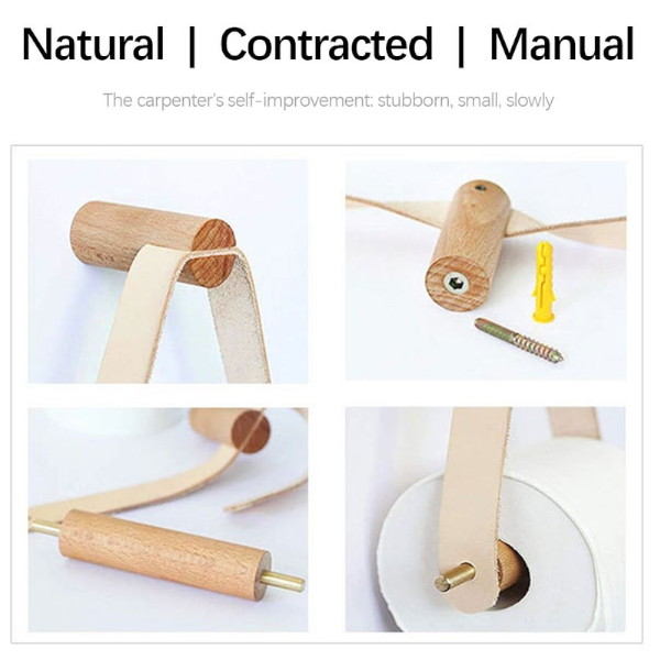 Rolled Toilet Paper Holder Bathroom Kitchen Storage Hand Towel Dispenser Tissue Rack Toilet Paper Holders & Storage