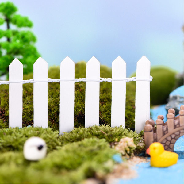 Fence Decorative Landscape Bonsai Fairy Garden Barrier Ornaments & Statues