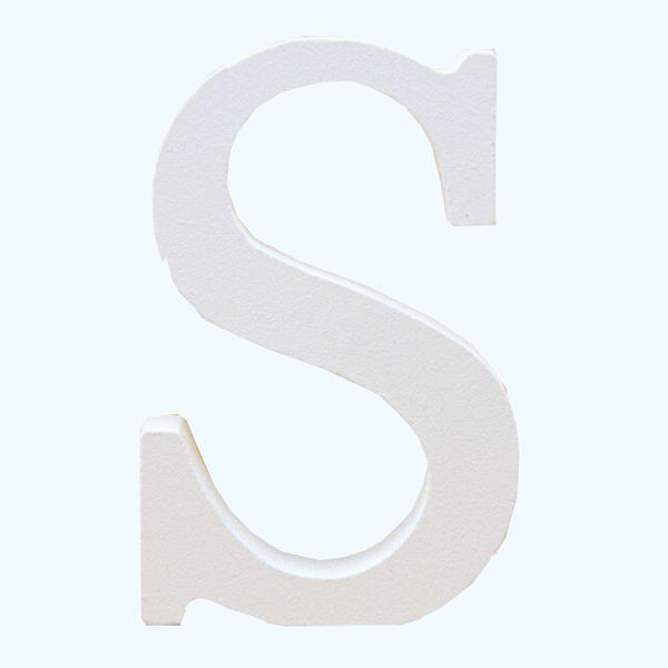 White Letters Alphabet Wedding Birthday Party Home Decoration 11Cm Centrepieces & Table Decor