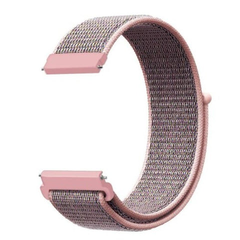 Woven Nylon Loop Wristband Strap For Samsung Galaxy Watch Active Multi