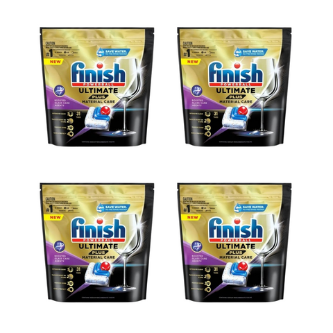 Finish Ultimate Plus 124 Dishwasher Tablets Cleaning Products