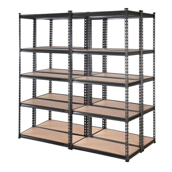 Giantz 4X1.8M Garage Shelving Warehouse Rack Storage Shelves Pallet Racking Charcoal Tool Shelving & Racking Systems
