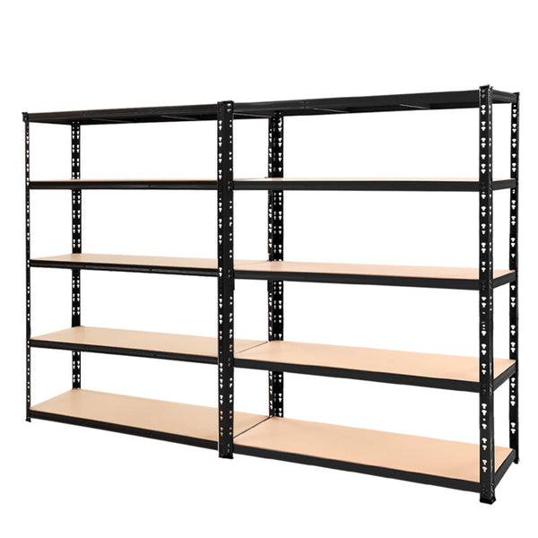 Tool Shelving & Racking Systems Giantz 2.4Mx1.8M Garage Shelving Warehouse Rack Pallet Racking Storage Steel Black
