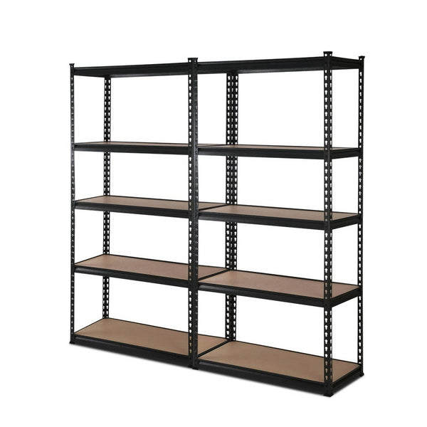 Giantz 2X1.5M Warehouse Shelving Racking Storage Garage Steel Metal Shelves Tool Shelving & Racking Systems