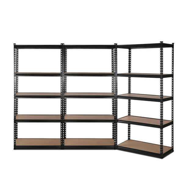 Giantz 3X1.5M Warehouse Shelving Racking Storage Garage Steel Metal Shelves Tool Shelving & Racking Systems