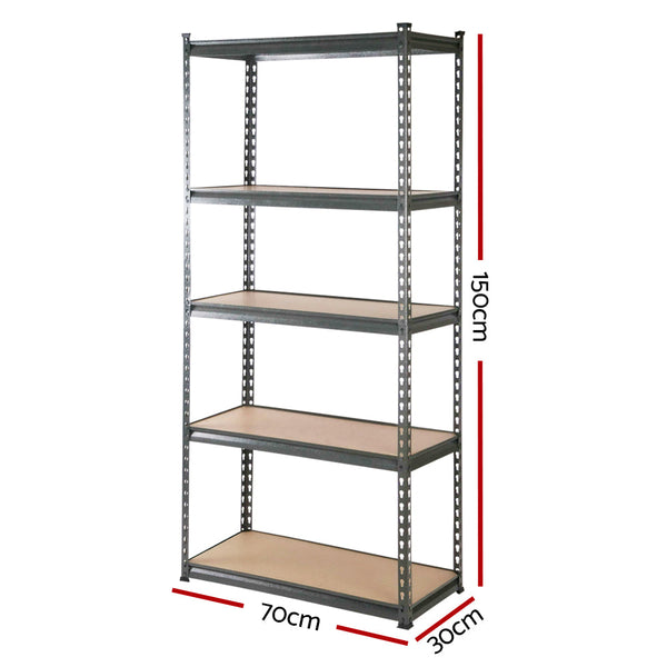 Giantz 6X1.5M Garage Shelving Warehouse Rack Pallet Racking Storage Shelves Tool Shelving & Racking Systems