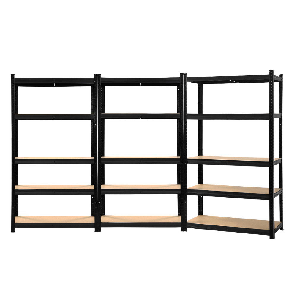 Giantz 3X1.8M Warehouse Shelving Garage Storage Racking Steel Metal Shelves Tool Shelving & Racking Systems