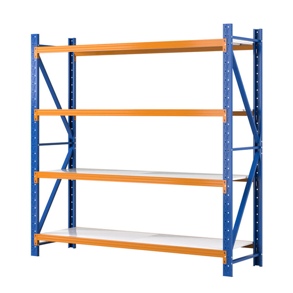 Giantz 2Mx2m Garage Shelving Warehouse Rack Pallet Racking Storage Shelf Blue Tool Shelving & Racking Systems