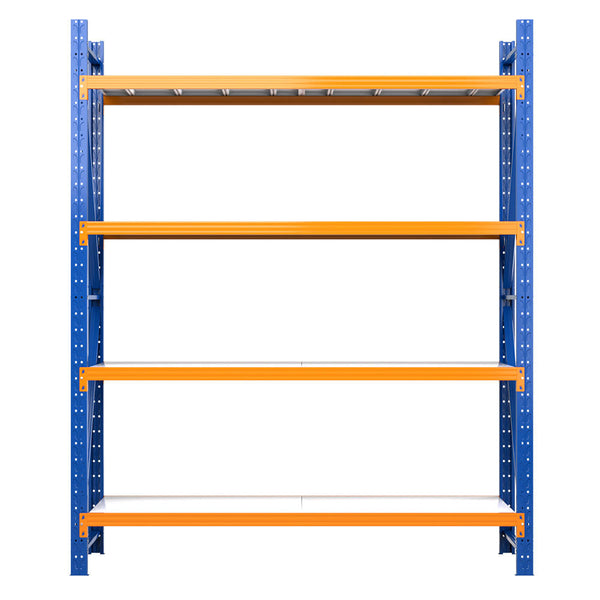 Giantz 2.4Mx2m Garage Shelving Warehouse Rack Pallet Racking Storage Shelf Blue Pallet Wraps