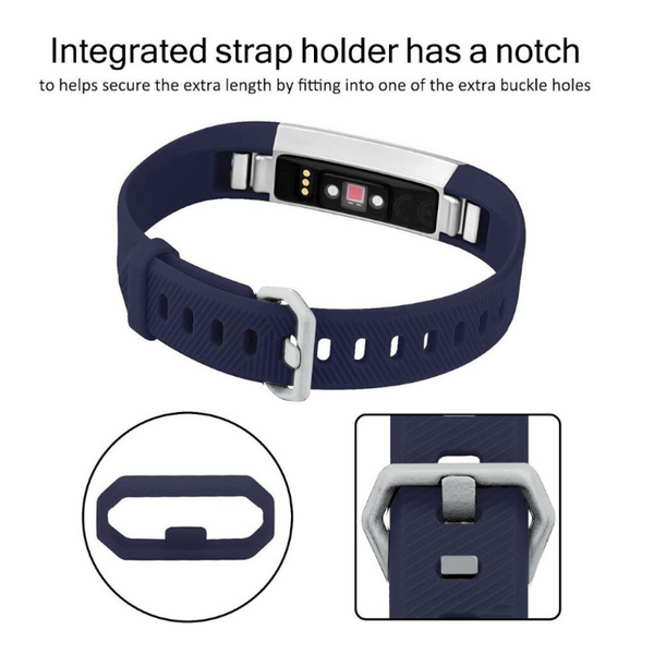 Wrist Band Silicon Strap Clasp For Fitbit Alta Smart Wristband Watch Deep Blue