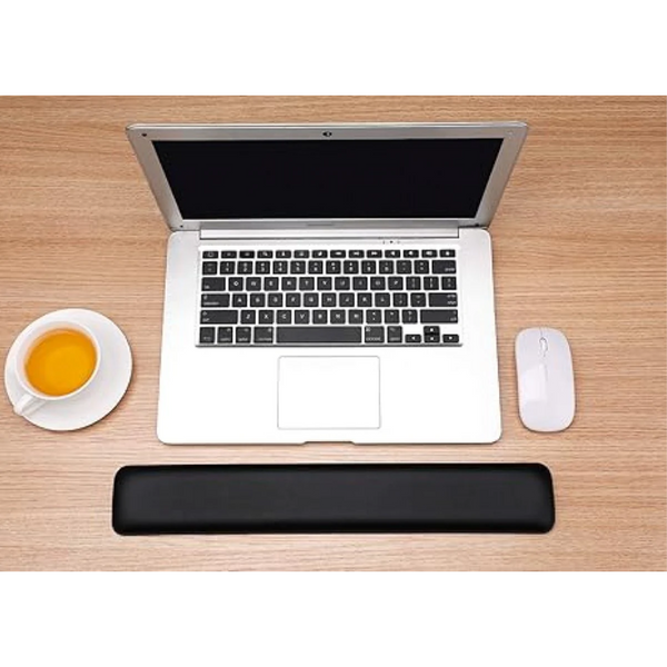 Keyboard Wrist Rest Support Protector Computer Cloth Black 410X80x22mm Mouse Pads & Wrist Rests