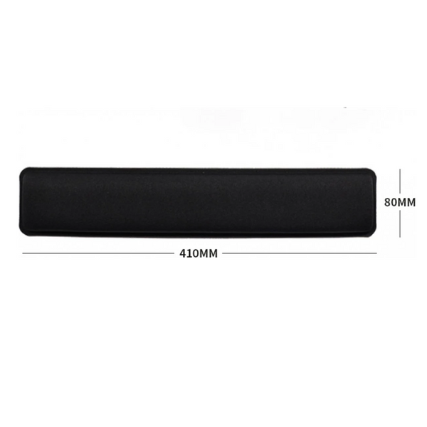 Keyboard Wrist Rest Support Protector Computer Cloth Black 410X80x22mm Mouse Pads & Wrist Rests