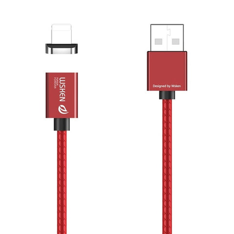X1 Metal Magnetic Cable Lightning 8 Pin Red