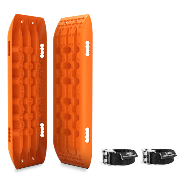 X Bull 10 Pairs Of Boards Traction 10T Sand Tracks/ Mud /Snow Gen 2.0 Orange Recovery Tracks