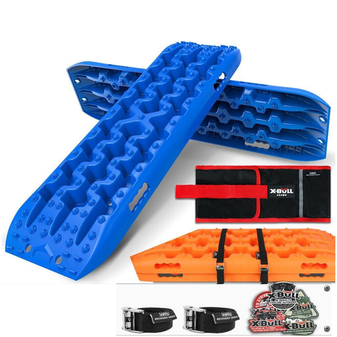 X-Bull Recovery Tracks Kit Boards 4Wd Strap Mounting 4X4 Sand Snow Car Qrange Gen3.0 6Pcs Blue