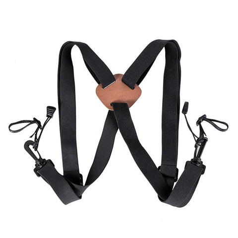 X Shaped Harness Strap Best Chest For Hunters Photographers And Golfers Black