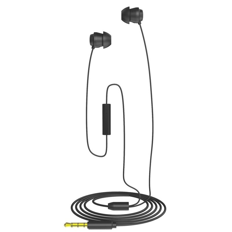 X110 Anti Noise Sleep In Ear Earphone Black Wired Earphones