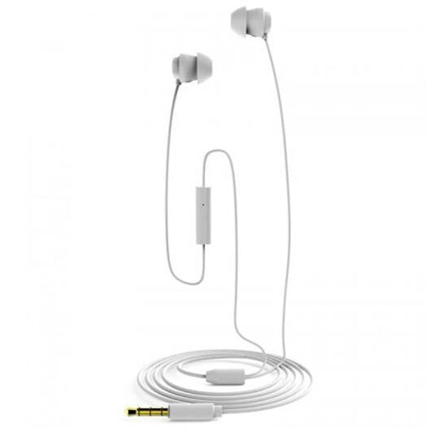 X110 Wired In Ear Sleep Earphone White Wired Earphones