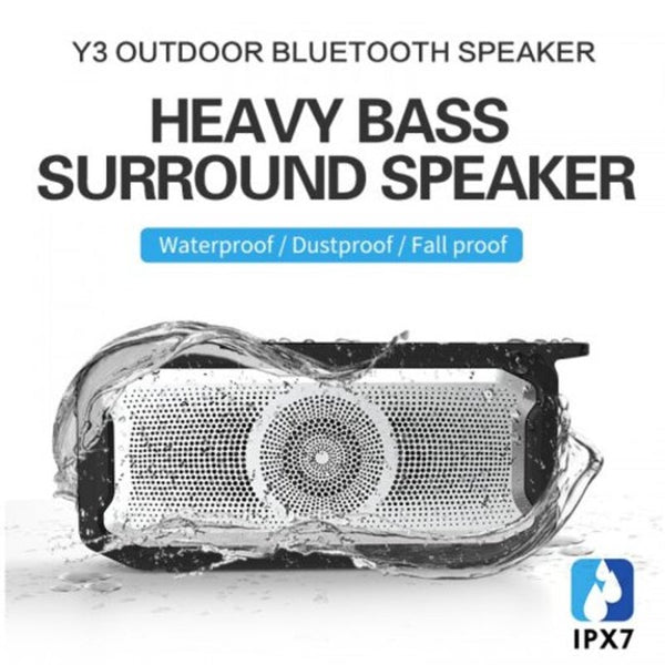 X3 Ipx7 Waterproof Bluetooth Outdoor Travel 5.0 Subwoofer U Disk Tf Wireless Call Black Audio Docks & Mini Speakers