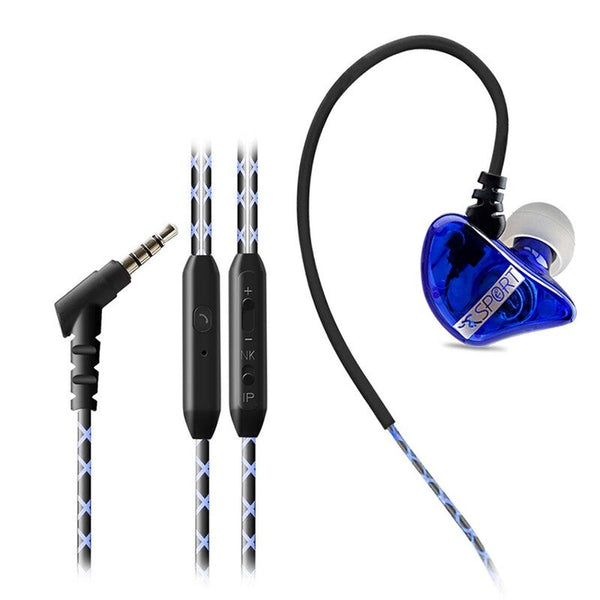 X6b 3.5Mm In Ear Music Headphones Wired Earphones
