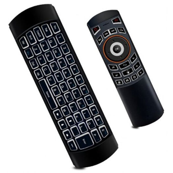 X6l 2.4Ghz Air Mouse Full Keyboard With Backlight Black