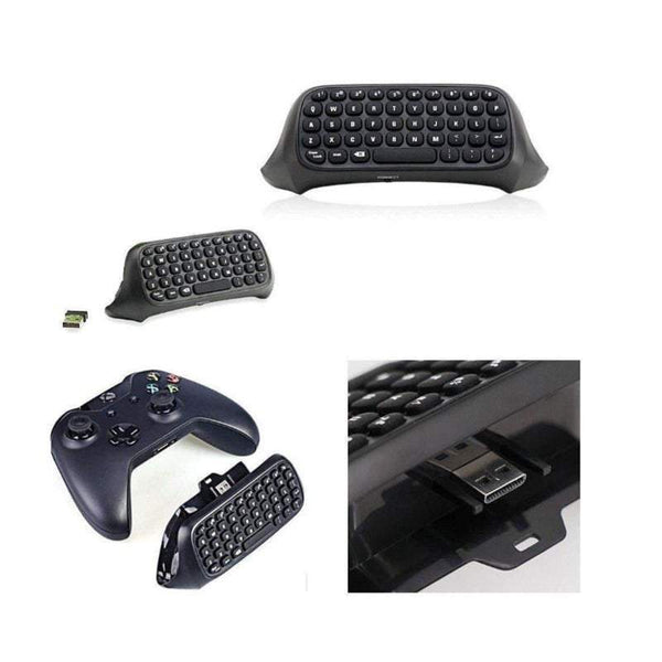 Game Controllers Xboxone Gamepad Keyboard Chatpad For One Lyyes Wireless Message 2.4Ghz Receiver Keypad Controllers & Attachments