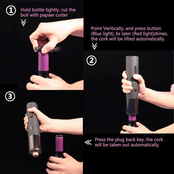 Bottle Openers Corkscrews Xiaomi Automatic Wine 20 24Mm Electric With Foil Cutter For Mi Smart Kits Corkscrews & Bottle Openers