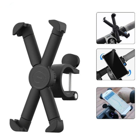 Bike Accessories Xiaomi Mijia Scooter Phone Mount Holder 360 Degree Motorcycle Stand For 4.7 Inch To 6.5