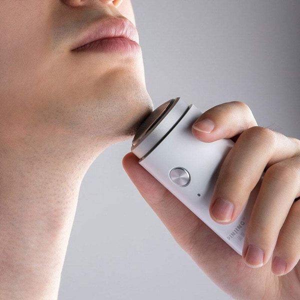 Razors Blades Xiaomi Mini Electric Shaver Pocket Usb Rechargeable Beard Trimmer Washable Dry Wet Shaving Machine With Led Indicator Type C Charging Me