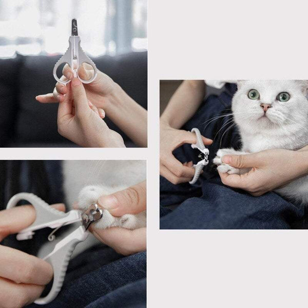 Pet Shearing Clipping Xiaomi Nail Clippers Stainless Steel Combing Dog With Lock Oblique Cat