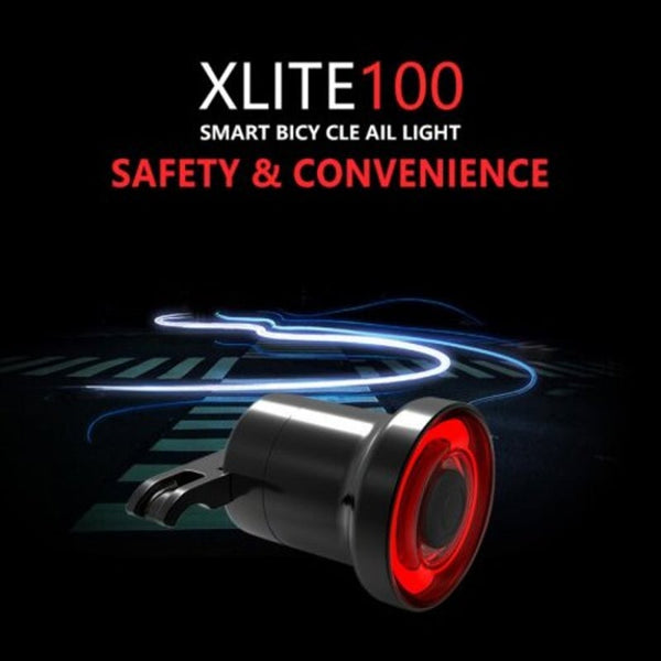 Xlite100 Bicycle Taillights Intelligent Sensor Brake Lights Usb Road Bike Mtb Rear Saddle Version