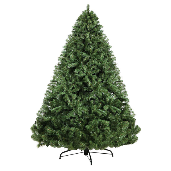 Jingle Jollys Christmas Tree 2.4M Xmas Trees Decorations Green 1500 Tips Seasonal Decorations