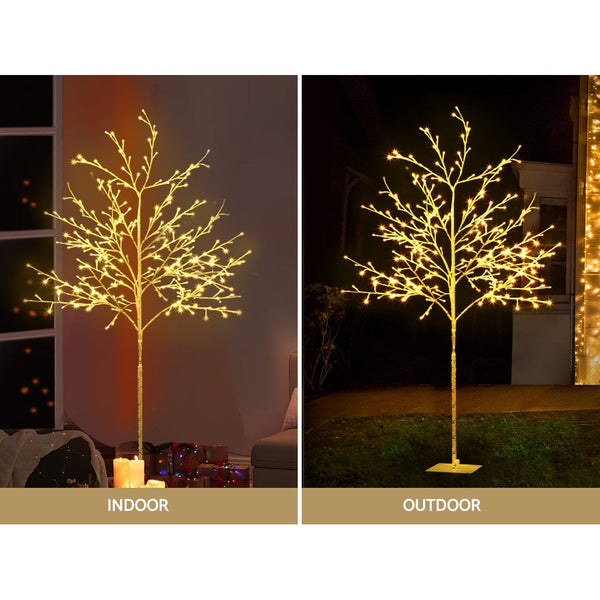 Jingle Jollys Christmas Tree 1.5M 304 Led Trees With Lights Warm White Seasonal Decorations