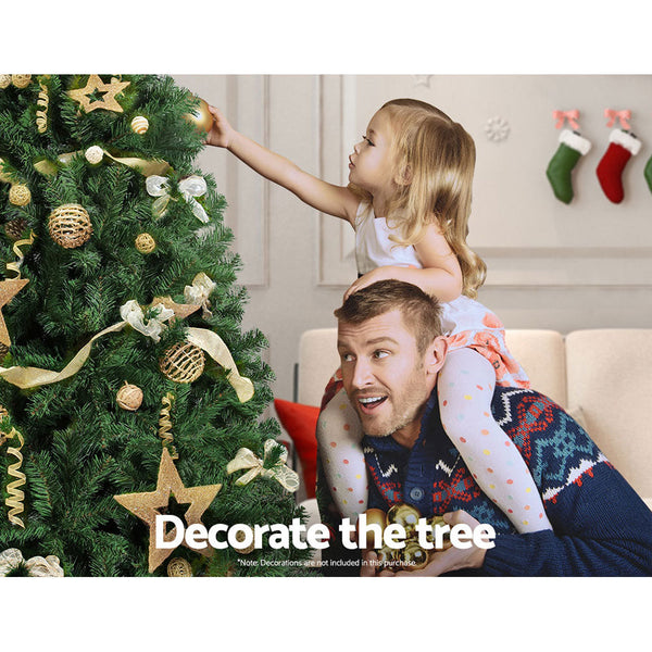 Jingle Jollys Christmas Tree 2.7M Xmas Trees Green Decorations 1600 Tips Seasonal Decorations