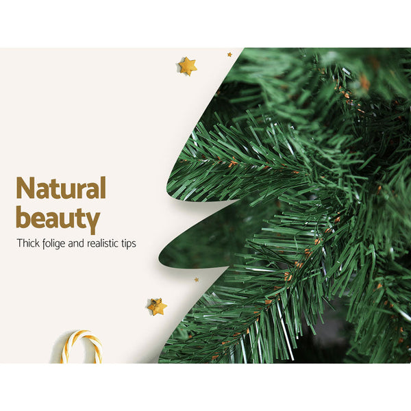 Jingle Jollys Christmas Tree 2.7M Xmas Trees Green Decorations 1600 Tips Seasonal Decorations