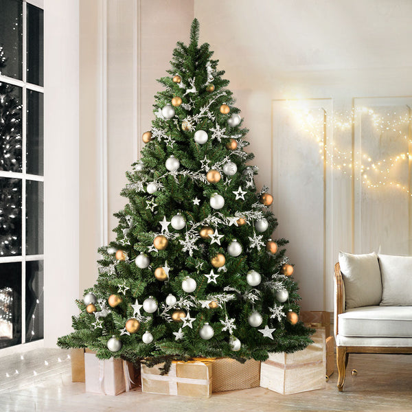 Jingle Jollys Christmas Tree 2.7M Xmas Trees Green Decorations 1600 Tips Seasonal Decorations