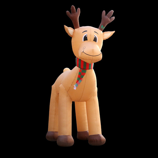 Jingle Jollys Christmas Inflatable Reindeer 5M Illuminated Decorations Seasonal Decorations