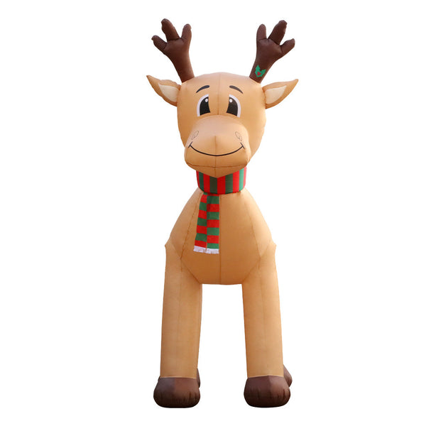 Jingle Jollys Christmas Inflatable Reindeer 5M Illuminated Decorations Seasonal Decorations