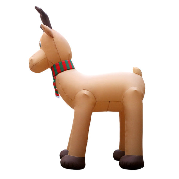 Jingle Jollys Christmas Inflatable Reindeer 5M Illuminated Decorations Seasonal Decorations