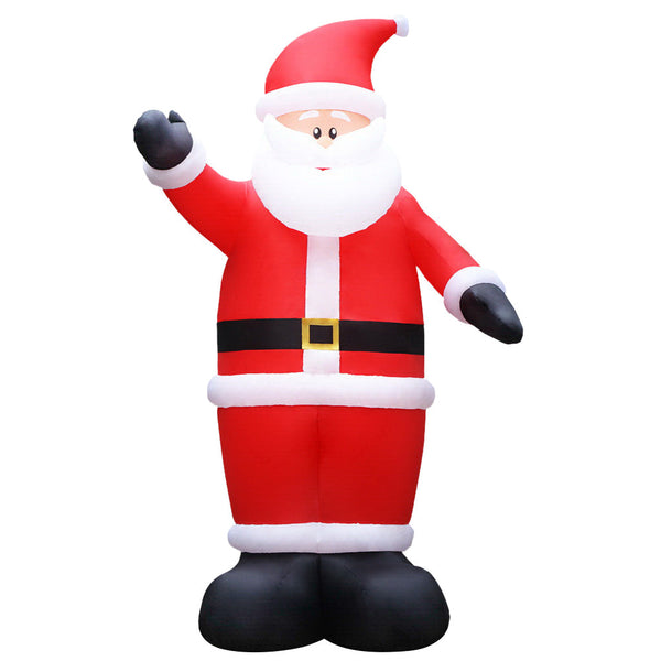 Jingle Jollys 5M Christmas Inflatable Santa Decorations Outdoor Air Power Light Seasonal Decorations